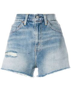джинсовые шорты с потертой отделкой Levis
