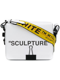 Sculpture flap bag Off-White