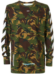 camouflage print long sleeve T-shirt Off-White