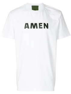 футболка с логотипом Amen