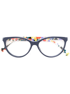 очки в оправе "кошачий глаз" Fendi Eyewear