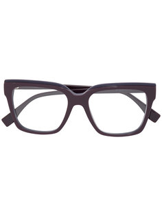 square frame glasses Fendi Eyewear