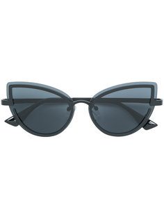 солнцезащитные очки с оправой "кошачий глаз" Le Specs
