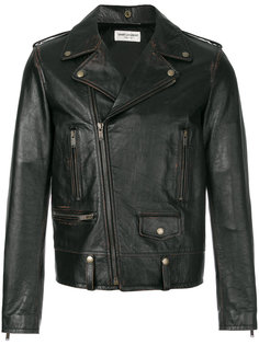 классическая байкерская куртка Saint Laurent