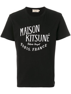 футболка с принтом логотипа Maison Kitsuné
