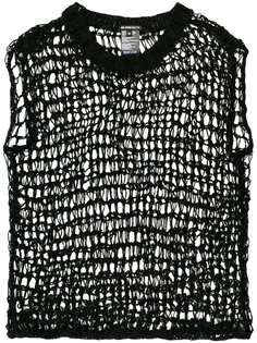 трикотажный ажурный топ  Ann Demeulemeester
