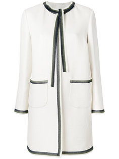 пальто с контрастной отделкой  Ermanno Scervino