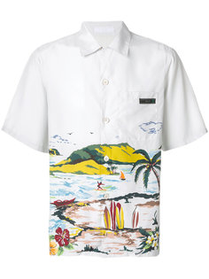 рубашка с короткими рукавами Hawaiana Prada