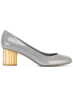 туфли на каблуках металлик Salvatore Ferragamo