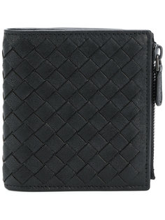 складной бумажник с плетением Bottega Veneta