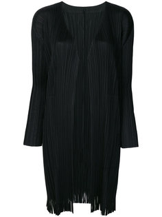 плиссированный кардиган с бахромой  Pleats Please By Issey Miyake