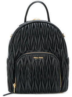 стеганый рюкзак Miu Miu