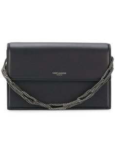 клатч с цепочной лямкой Saint Laurent
