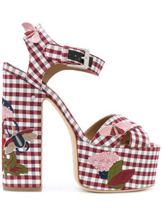 босоножки на платформе Rosella Gingham Laurence Dacade