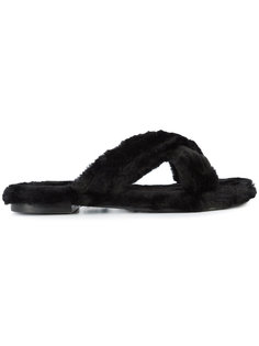 cross strap sandals Avec Modération