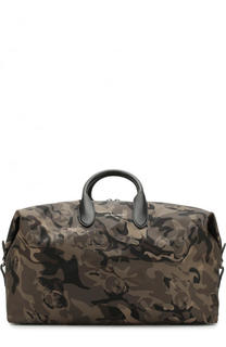 Текстильная дорожная сумка с плечевым ремнем Alexander McQueen