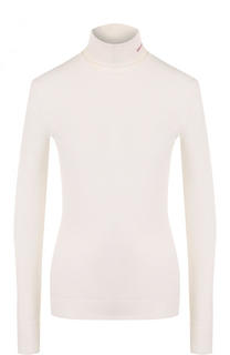 Однотонная хлопковая водолазка CALVIN KLEIN 205W39NYC
