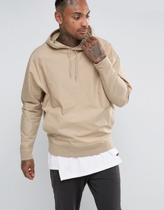 Свободное светло-коричневое худи ASOS - Бежевый