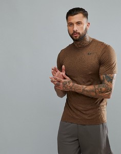 Коричневая футболка Nike Training 832835-234 - Коричневый