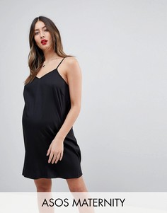 Платье-комбинация мини ASOS Maternity - Черный