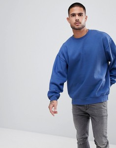 Синий oversize-свитшот ASOS - Синий