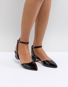 Черные туфли с острым носком на невысоком каблуке ALDO Zewiel - Черный