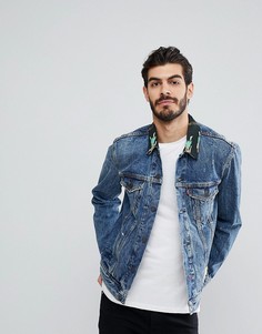 Джинсовая куртка с гавайским воротником Levis - Синий