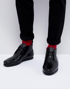 Черные кожаные ботинки чукка PS Paul Smith Cleon - Черный