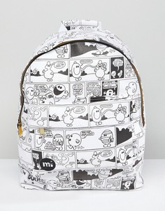 Рюкзак с винтажным принтом в стиле комиксов Mi-Pac x Mr. Men - Мульти