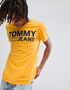 Желтая футболка с логотипом Tommy Jeans - Желтый Hilfiger Denim