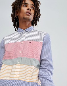 Рубашка классического кроя в разноцветную полоску Tommy Jeans - Мульти Hilfiger Denim