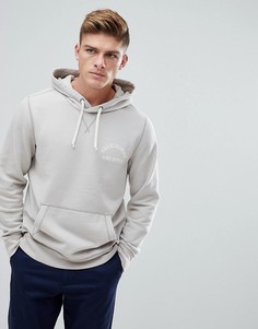 Кремовый худи с логотипом на груди Abercrombie & Fitch - Кремовый