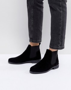 Черные замшевые ботинки челси Office - Черный