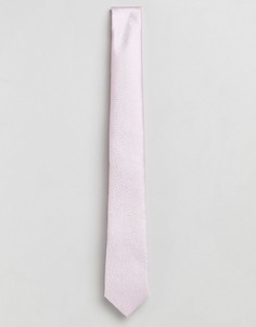 Светло-розовый галстук Burton Menswear Wedding - Розовый