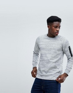 Свитшот с рукавами реглан и карманом Only & Sons - Серый