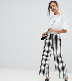 Широкие брюки в полоску River Island Petite - Мульти