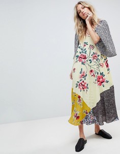 Свободное платье миди Free People - Синий