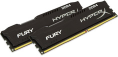 Модуль памяти Kingston HyperX Fury DDR4 DIMM 2666MHz PC4-21300 CL16 - 16Gb KIT (2x8Gb) HX426C16FBK2/16