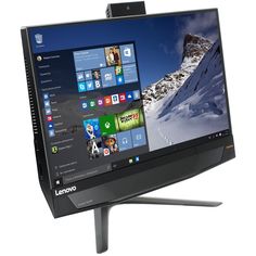 Моноблок Lenovo IdeaCentre AIO 720-24IKB Black F0CM0016RK (Intel Core i7-7700 3.6 GHz/8192Mb/1000Gb/No ODD/nVidia GeForce GTX 960A 2048Mb/Wi-Fi/Bluetooth/Cam/23.8/1920x1080/Windows 10 Home 64-bit)