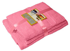 Полотенце Aisha Home 50x90/70x140 3шт Pink УНП-1320