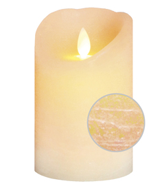 Светодиодная свеча Star Trading Glow wax Beige 068-83