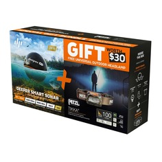 Гаджет Эхолот Deeper Sonar Pro+ (налобный фонарь PETZL)