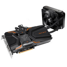 Видеокарта GigaByte GeForce GTX 1080 Ti 1480Mhz PCI-E 3.0 11264Mb 11448Mhz 352 bit DVI 3xHDMI 3xDP HDCP AORUS Waterforce Xtreme Edition 11G GV-N108TAORUSX W-11GD
