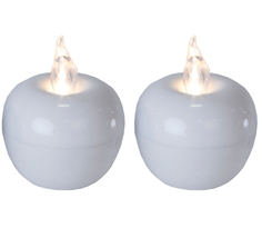 Светодиодная свеча Star Trading LED Яблоко мини 2шт White 067-10