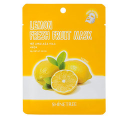 Маска для лица `SHINETREE` FRESH FRUIT с экстрактом лимона 23 г