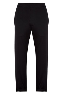 Черные брюки из хлопкового микса Prada