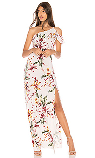Макси платье с цветочным принтом hudson - Clayton
