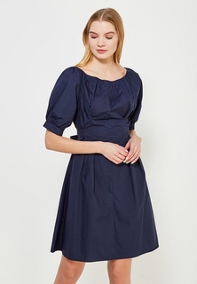 Платье LOST INK COTTON TIE FRONT FIT AND FLARE DRESS