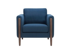 Кресло brownie (icon designe) синий 83.0x81.0x94.0 см.