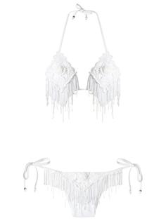 fringed bikini set Amir Slama